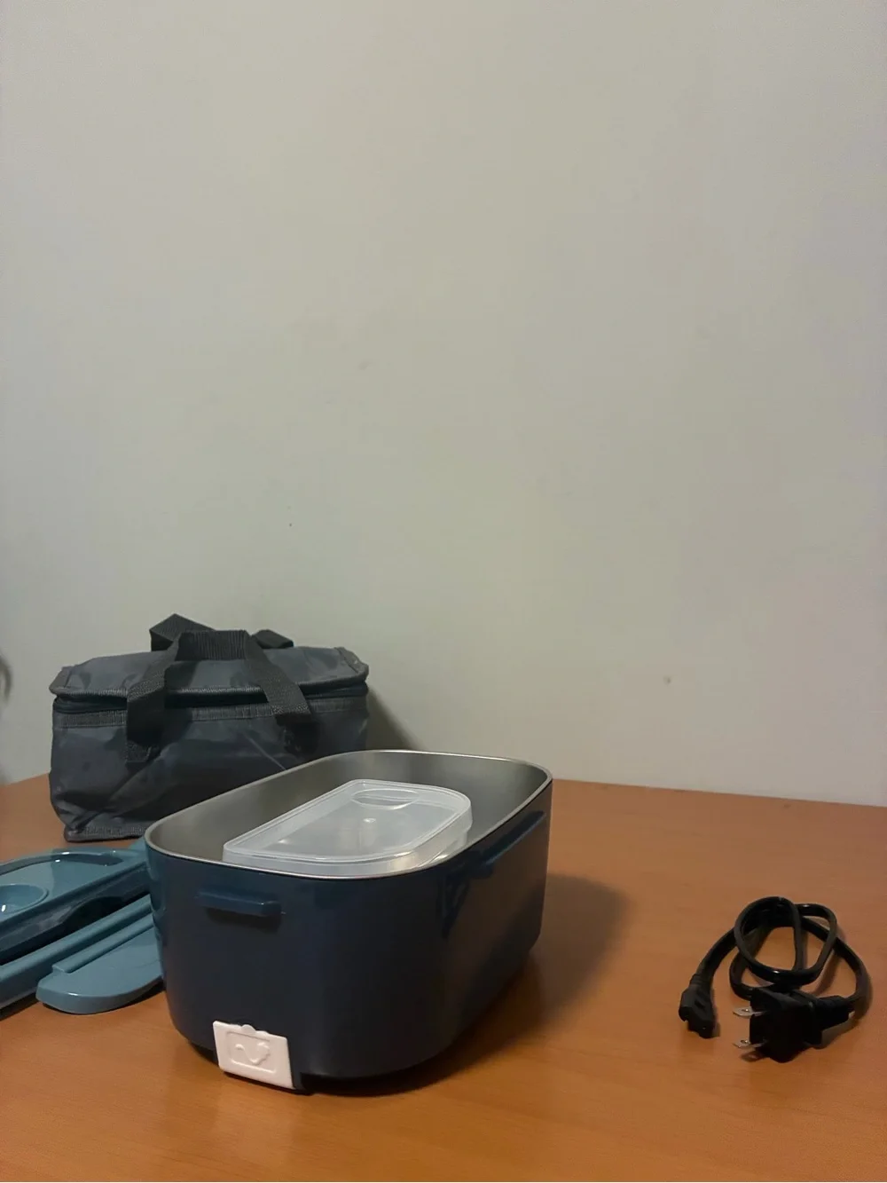 Portable Electric Lunch Box - Blue
